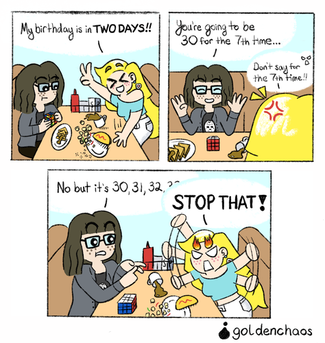 Comic #4 - Don't Tell Me My Age